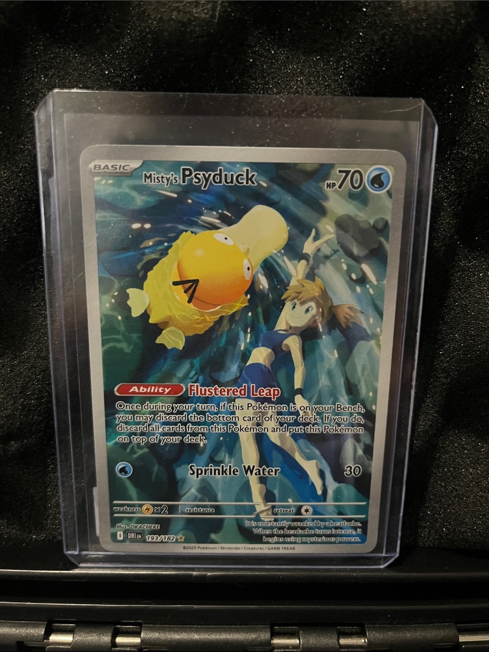 Misty's Psyduck Pokémon Holo Rare Card